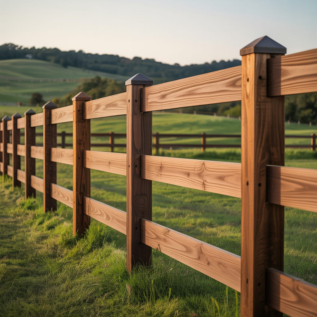 Board Rail Fencing