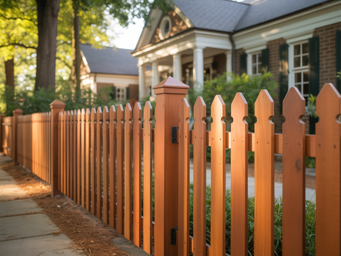 Wood Picket Fence